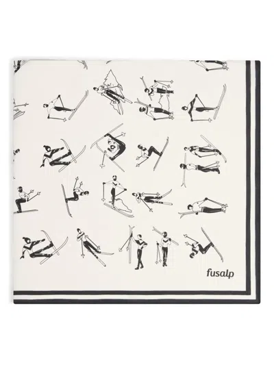 Fusalp Silk Scarf Scarf In White