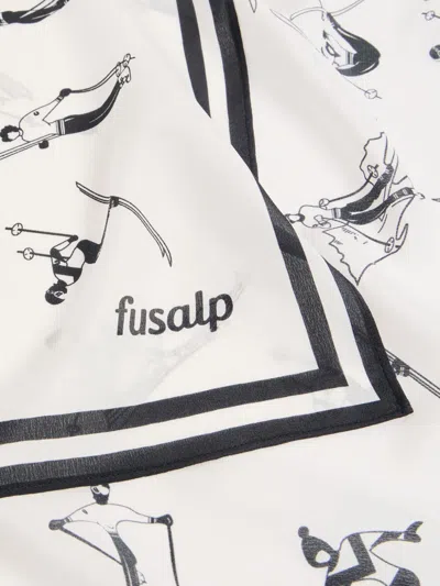 Fusalp Silk Scarf Scarf In White
