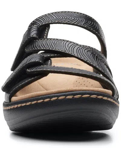 Clarks Merliah Karli In Black Leather In Black Leather