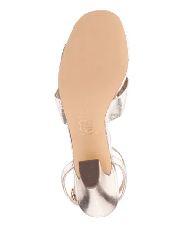 Nina Women's Ashley Almond Toe Dress Sandals In Silver