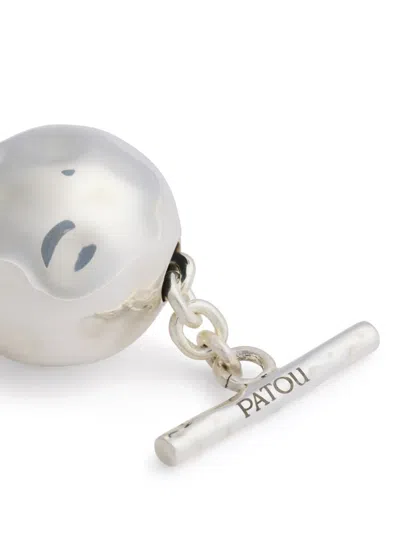 Patou Hammered Sphere Bracelet In Silver