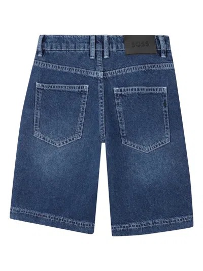 Bosswear Denim Shorts In Blue