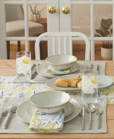 Tableau Blue Meadow Table Runner, 72" X 14" In Multi