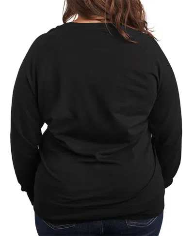 Hybrid Apparel Plus Size Wicked Emerald City Graphic Pullover T-shirt In Black