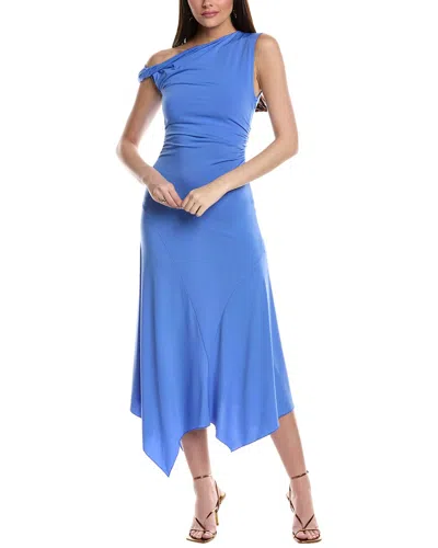 Misha Collection Alma Midi Dress In Blue