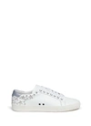 Ash Women's Dazed Star Studded Leather Lace Up Sneakers