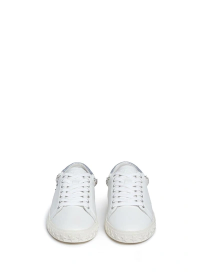 Shop Ash 'dazed' Star Stud Calfskin Leather Sneakers