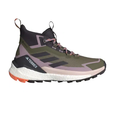 Pre-owned Adidas Originals Wmns Terrex Free Hiker 2.0 Gore-tex 'olive Strata Amber Tint' In Green
