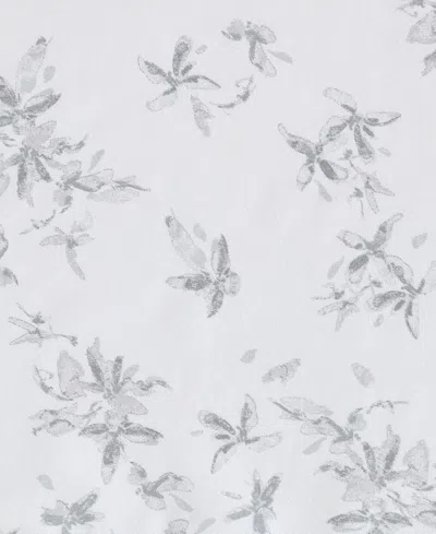 Calvin Klein Printed 300-thread Count Cotton Sateen 4-pc. Sheet Set, Queen In Abstract Floral