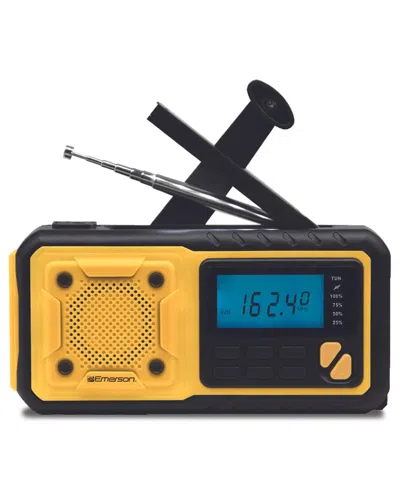 Emerson Emergency Am/fm Radio With Weather Band/flashlight/power Bank