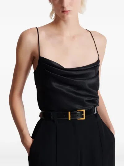 Balmain Leather Belt In Black