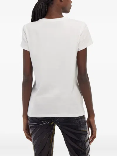 Roberto Cavalli Logo-print T-shirt In White