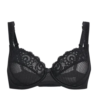 Maison Lejaby Gaby Underwired Lace Bra In Black