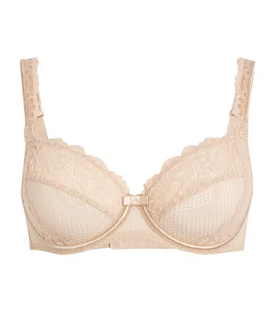 Maison Lejaby Lace Gaby Underwired Bra In Pink | ModeSens