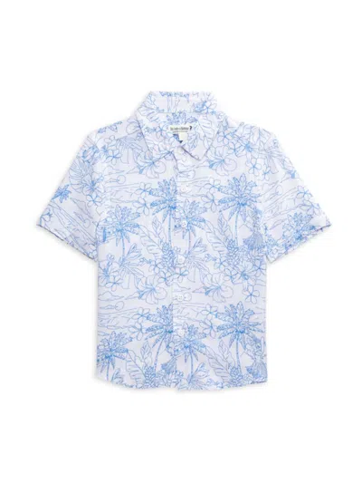 The Endless Summer Little Boy's & Boy's Floral & Palm Print Shirt In White