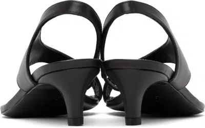 Totême Toteme Kitten Heel Slingback Sandal In Pepper 273