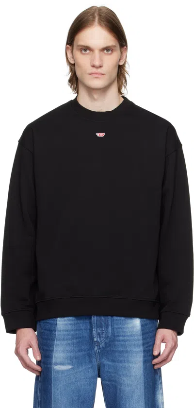 Diesel S-boxt-d Sweatshirt In Black
