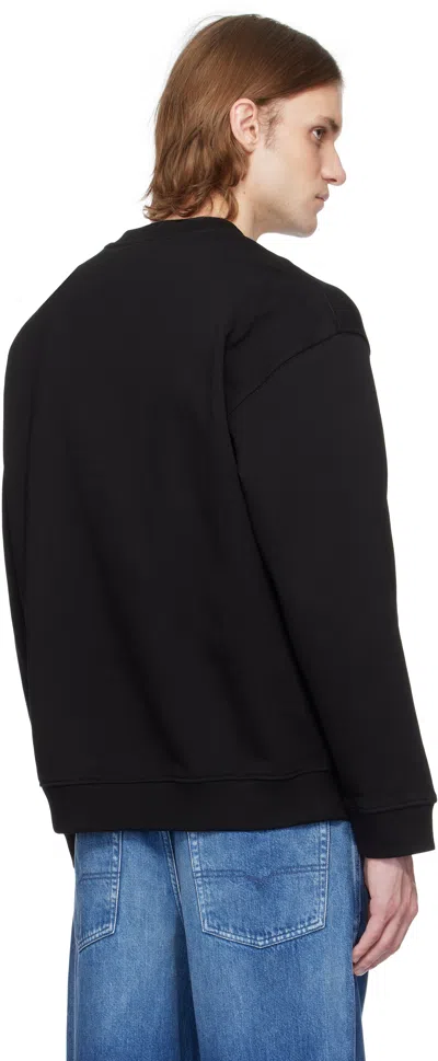 Diesel S-boxt-d Sweatshirt In Black