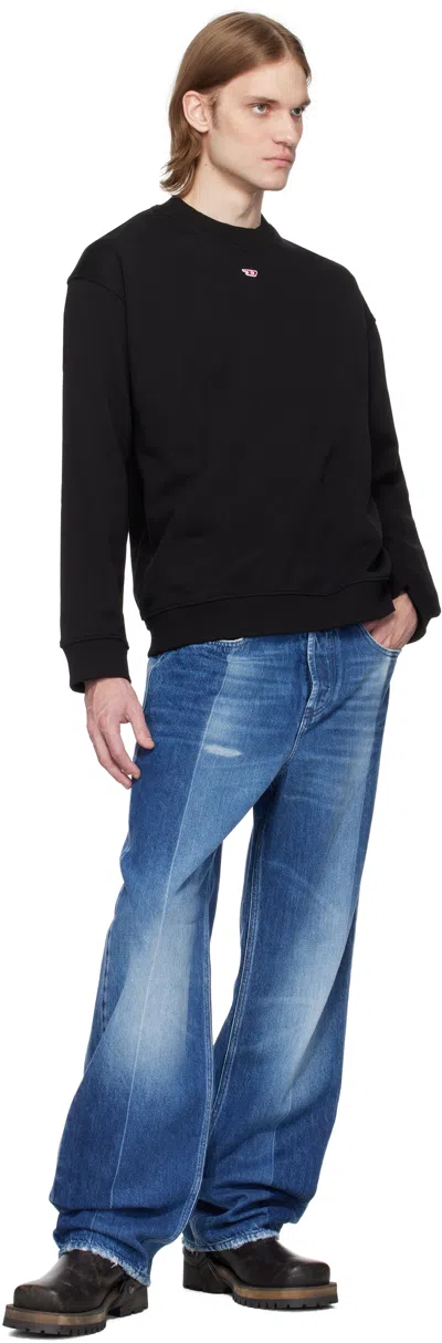 Diesel S-boxt-d Sweatshirt In Black