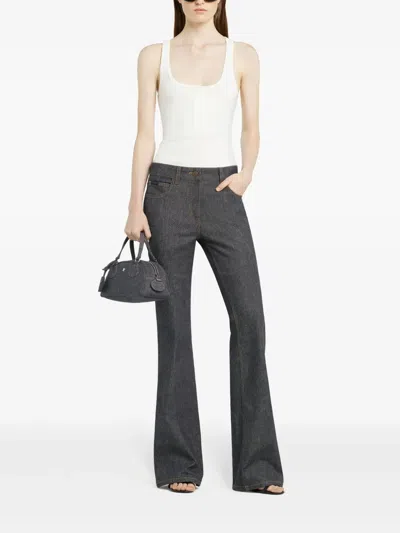 Courrèges Bootcut Jeans In Gray