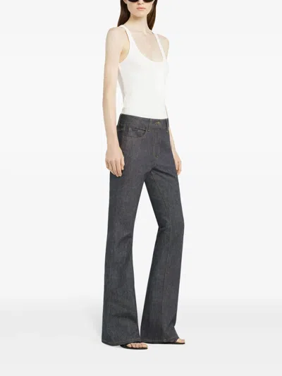 Courrèges Bootcut Jeans In Gray