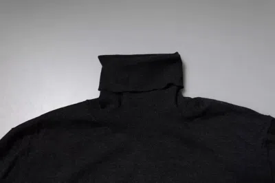 Pre-owned Dolce & Gabbana Black Wool Turtleneck Pullover Men's Sweater ()
