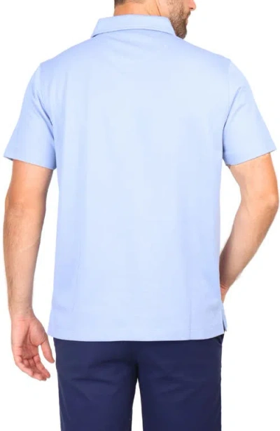 Tailorbyrd Solid Modal Polo In Blue