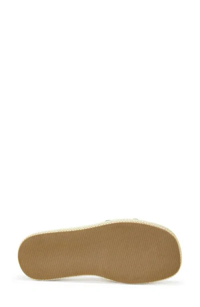 Azalea Wang Baste Platform Slide Sandal In Beige