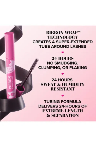 Too Faced Ribbon Wrapped Lash Tubing Mascara In Extreme Length Tubing Mascara