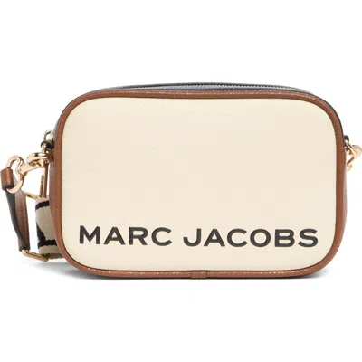 Marc Jacobs Two Tone Camera Crossbody Bag In Marshmallow Multi