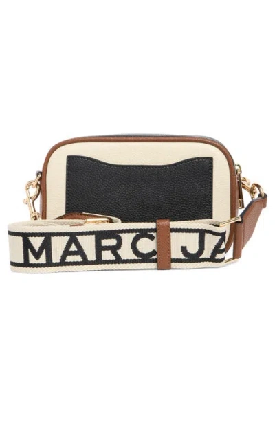 Marc Jacobs Two Tone Camera Crossbody Bag In Marshmallow Multi