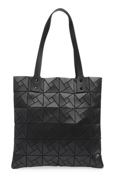 Patrizia Luca Box Pattern Tote Bag In Matte Black