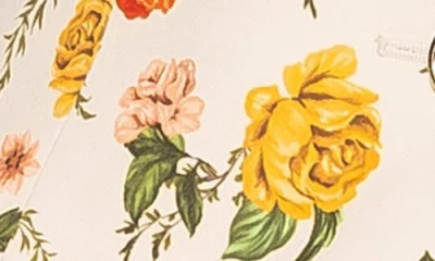 Alexia Admor Liliana Button Front Vest In Vintage Florals