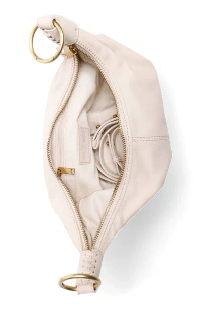 Walter Baker Jane Leather Mini Hobo In Oyster