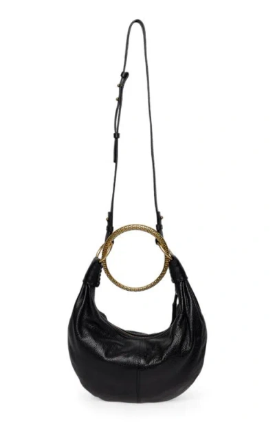 Walter Baker Jane Leather Mini Hobo In Oyster