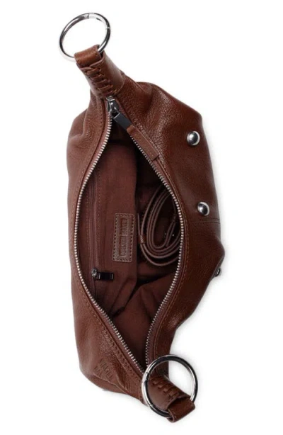 Walter Baker Miller Leather Mini Hobo In Sepia