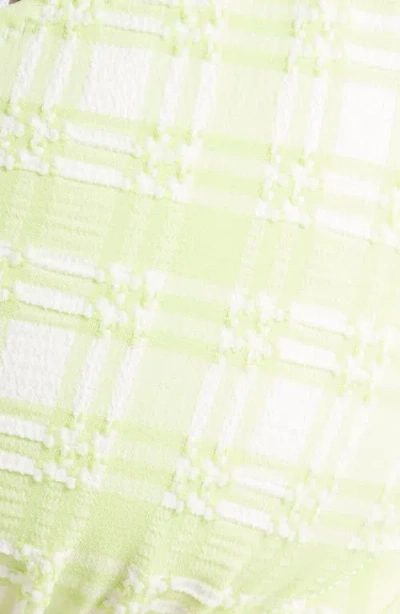 Solid & Striped Daphne Bikini Top Seersucker Matcha In Matcha