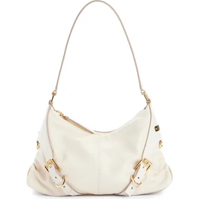 Givenchy Beige Textured Handbag With Gold-tone Hardware In 105-ivory