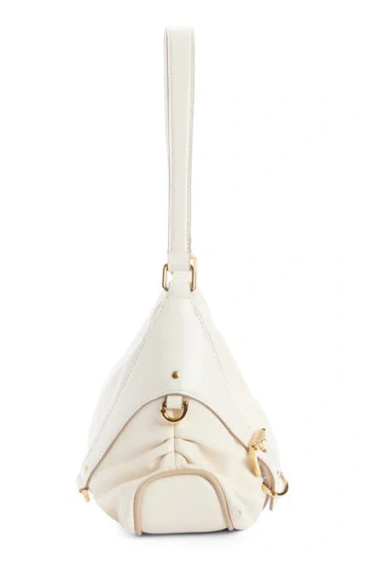 Givenchy Beige Textured Handbag With Gold-tone Hardware In 105-ivory