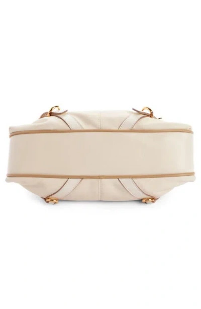 Givenchy Beige Textured Handbag With Gold-tone Hardware In 105-ivory
