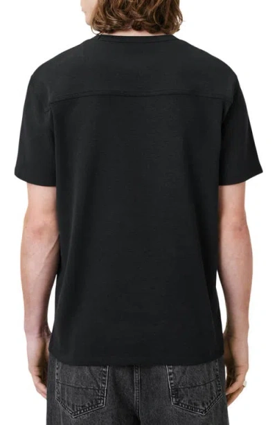 Allsaints Organic And Recycled Cotton Dexter T-shirt In Black