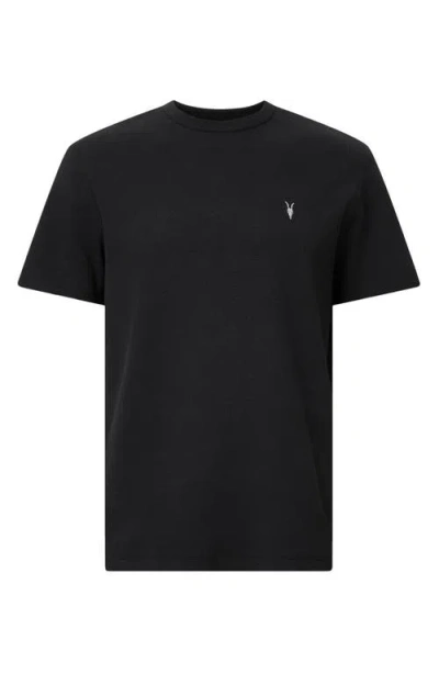 Allsaints Organic And Recycled Cotton Dexter T-shirt In Black