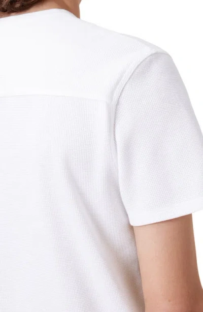 Allsaints Mens Opticwhite Tonic Crewneck Cotton-jersey T-shirt Xl In Optic White