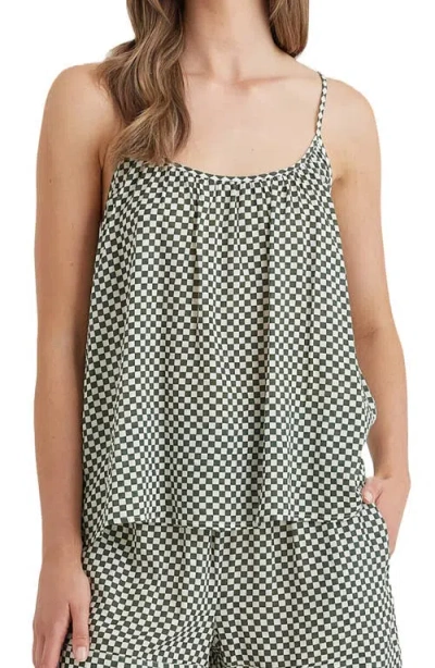 Papinelle Anais Cami Boxer Pj Set In Forest Green