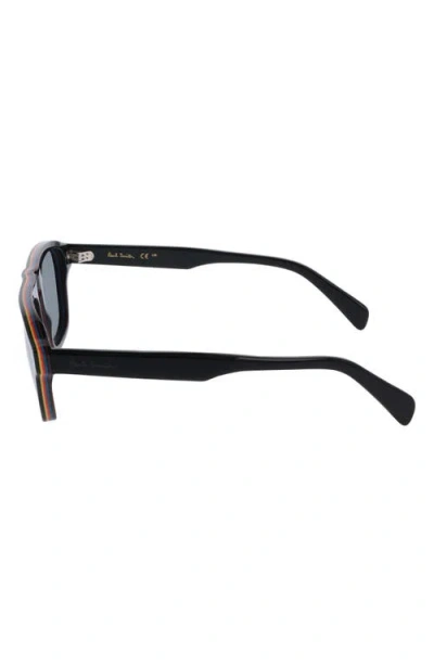 Paul Smith 54mm Modified Rectangular Sunglasses In Black