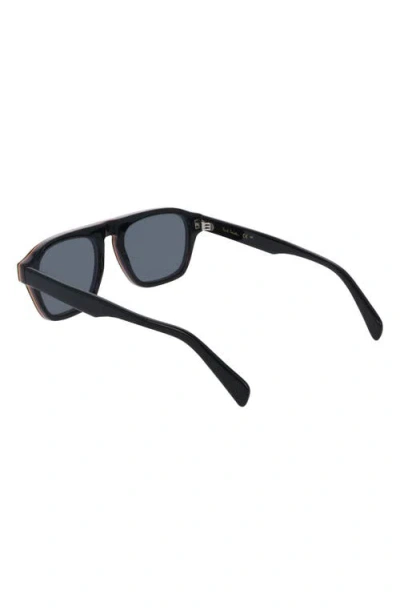 Paul Smith 54mm Modified Rectangular Sunglasses In Black