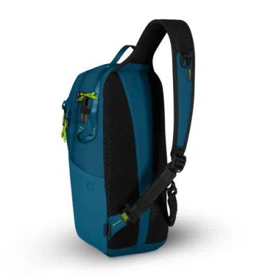 Pacsafe Eco 12l Anti Theft Sling Backpack In Blue