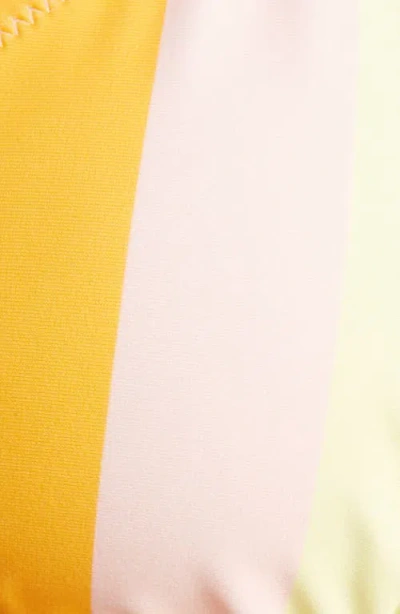 Solid & Striped The Iris Stripe Triangle Bikini Top In Soleil Stripe