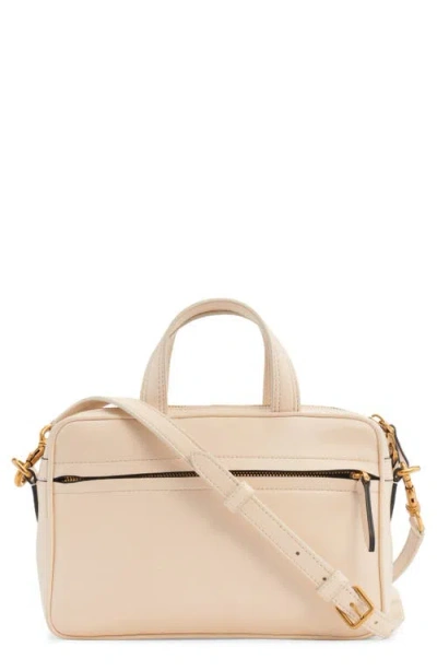 Valentino Small Nappa Leather Top Handle Bag In White
