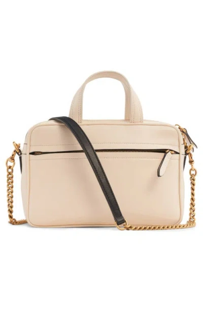 Valentino Small Nappa Leather Top Handle Bag In White